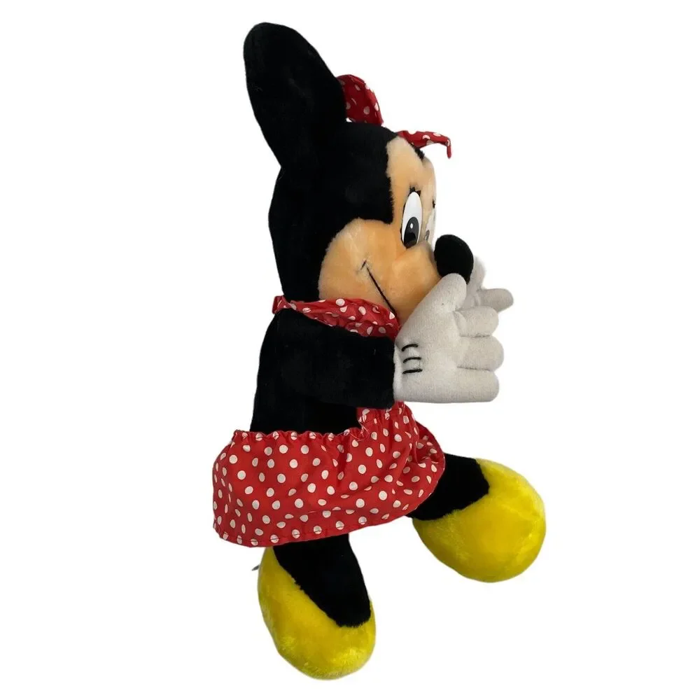 VINTAGE DIsneyland Disney World Minnie Mouse Plush Medium 1970/1980